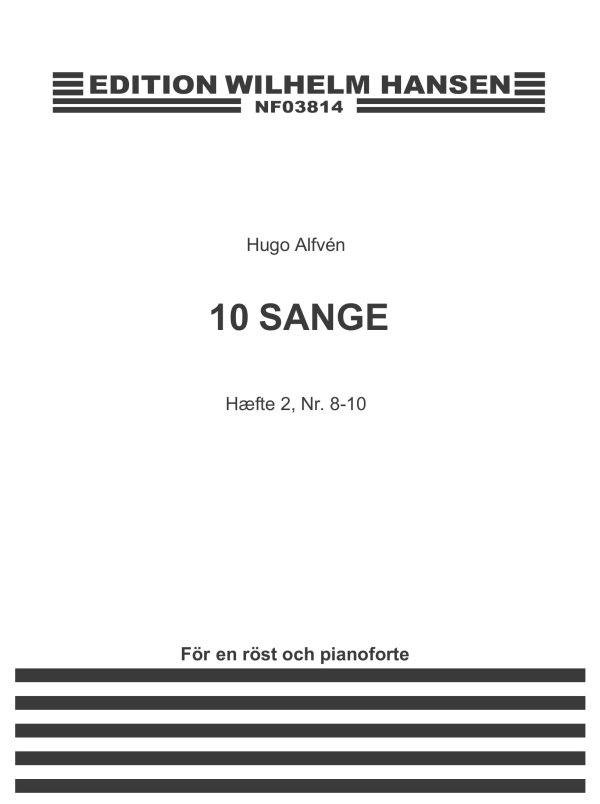 10 Sange Haefte 2 (Sang 8-10) Voice And Piano