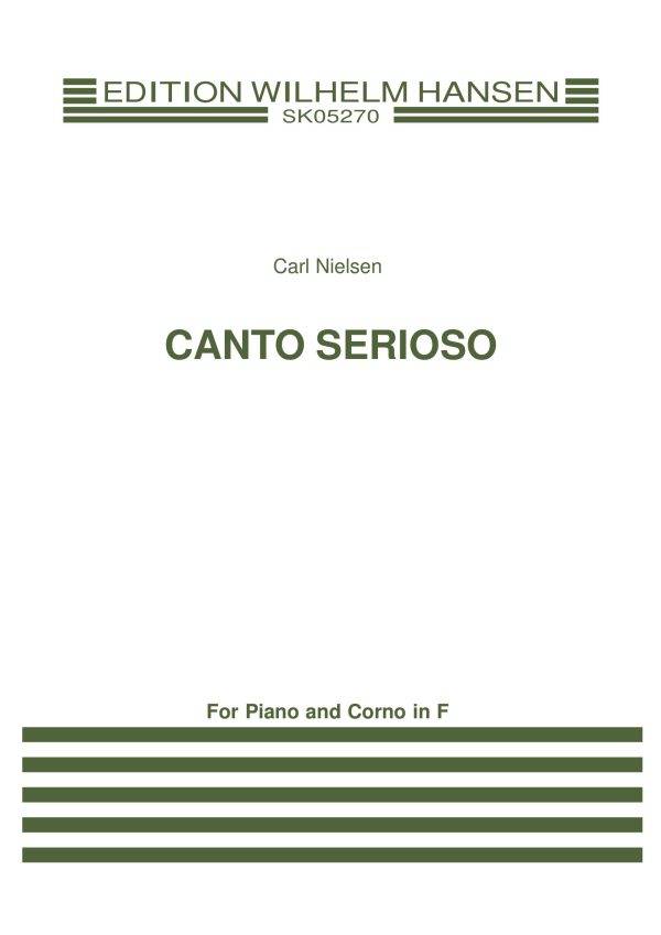 Canto Serioso For Horn In F And Piano