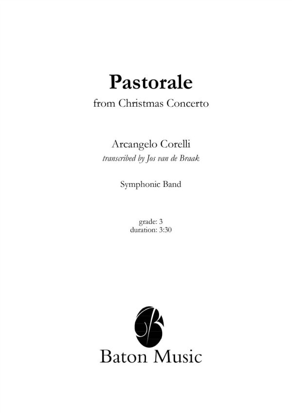 Pastorale from the Christmas Concerto 