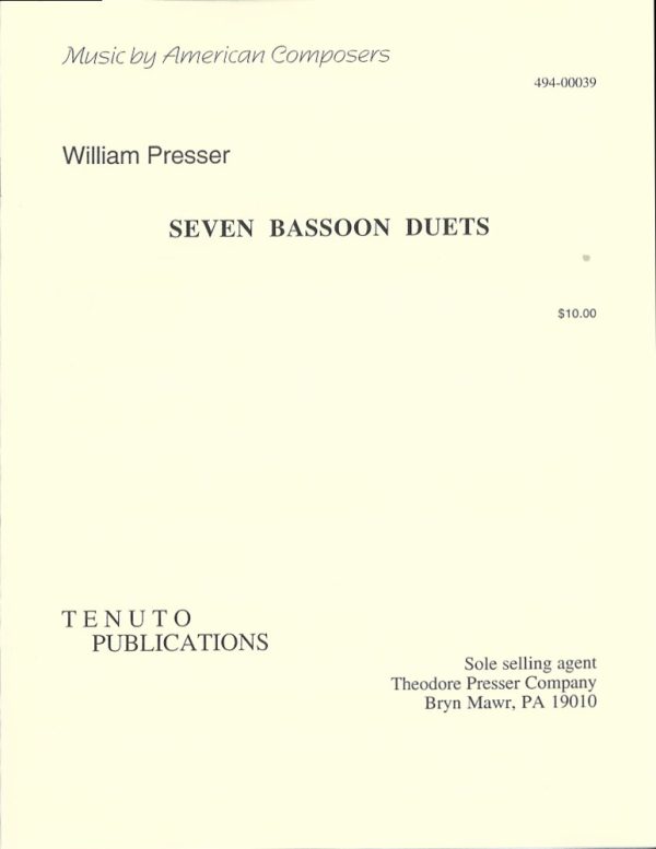 7 Bassoon Duets 