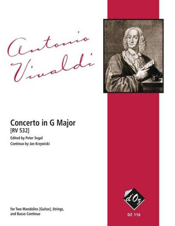 Concerto in G Major RV 532, 2 cahiers 