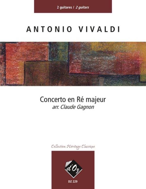 Concerto in D Major RV93 for Two Guitars arr. Claude Gagnon