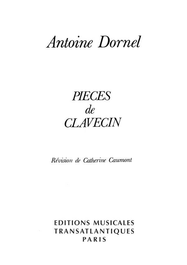 Pieces De Clavecin 