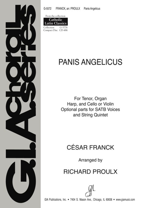 Panis angelicus Harp, Cello or Violin, String Quintet - 2 Violins, Viola, Cello, Bass, and Full Score