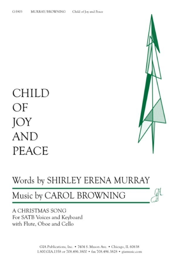 Child of Joy and Peace A Flute, Oboe, Cello