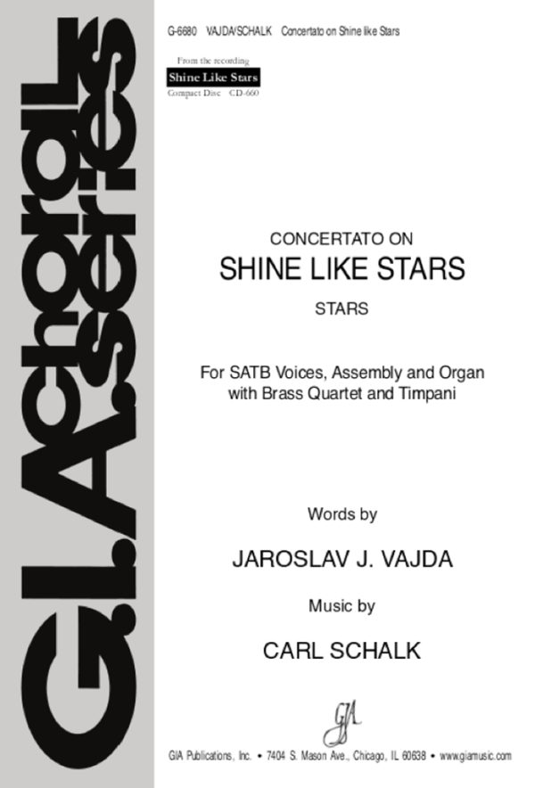 Shine Like Stars - Instrument Parts Trumpet 1 and 2 in B-flat and C, Trombone 1 and 2, Timpani (Brass Quartet with Timpani)