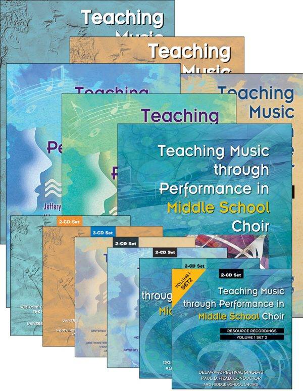 Teaching Music: Choir and Middle School Choir Volumes 1-3 with Middle School Book and CD