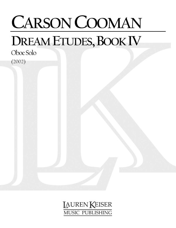 Dream Etudes, Book IV Oboe Solo