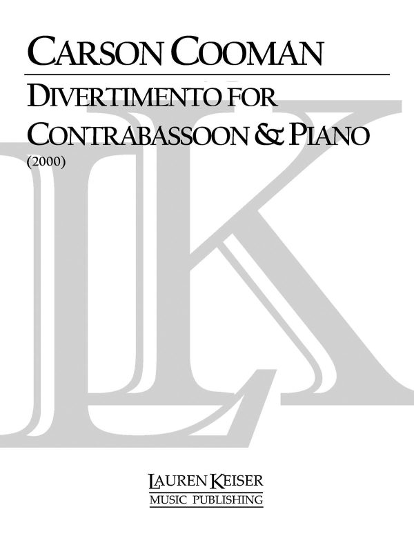 Divertimento for Contrabassoon and Piano 