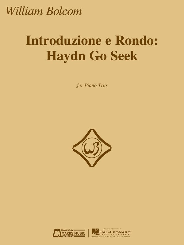 Introduzione e Rondo: Haydn Go Seek Piano Trio - Score and Parts