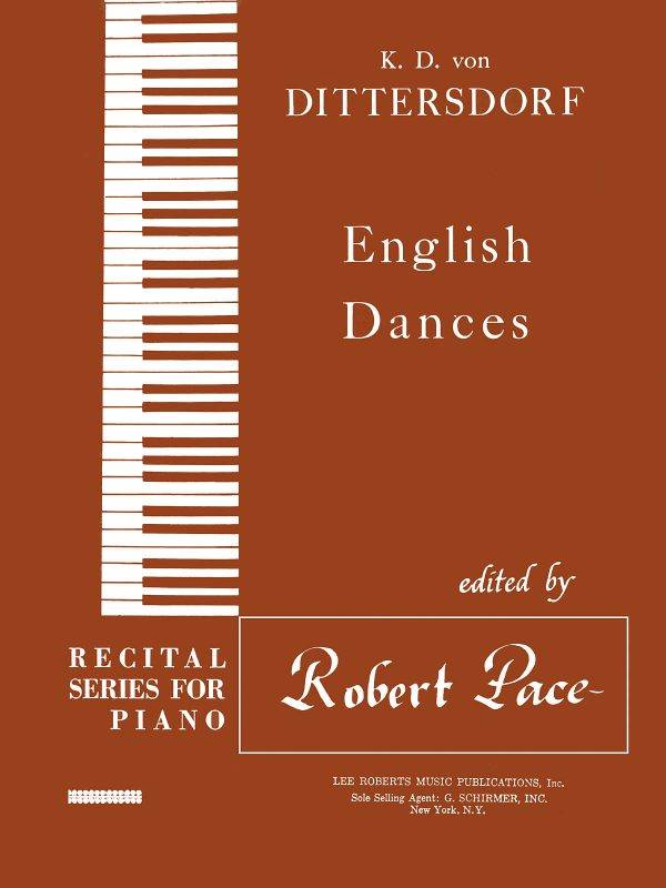 English Dances Recital Series For Piano Brown 