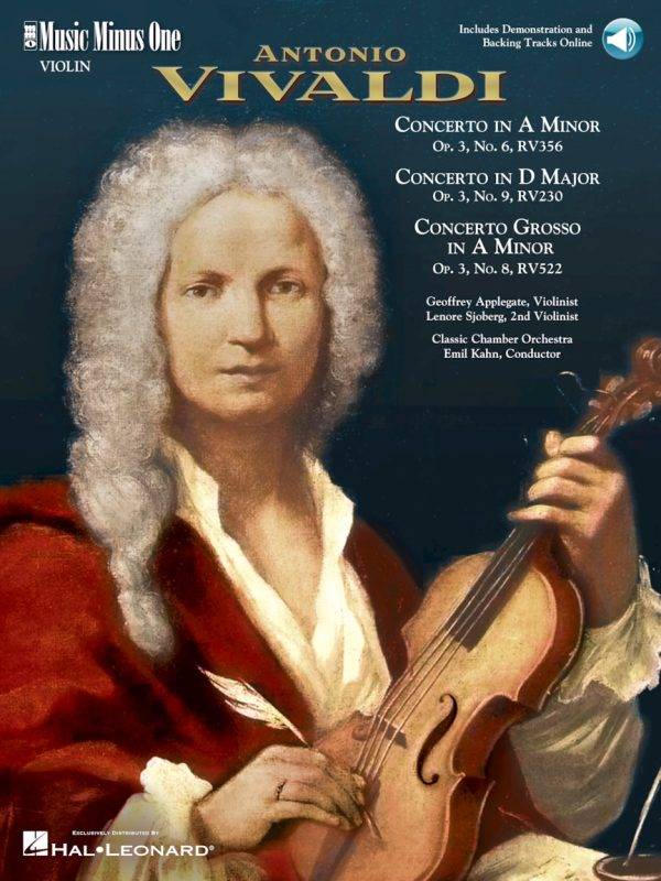 Concerto in A Minor, Concerto in D major Music Minus One Violin Deluxe 2-CD Set