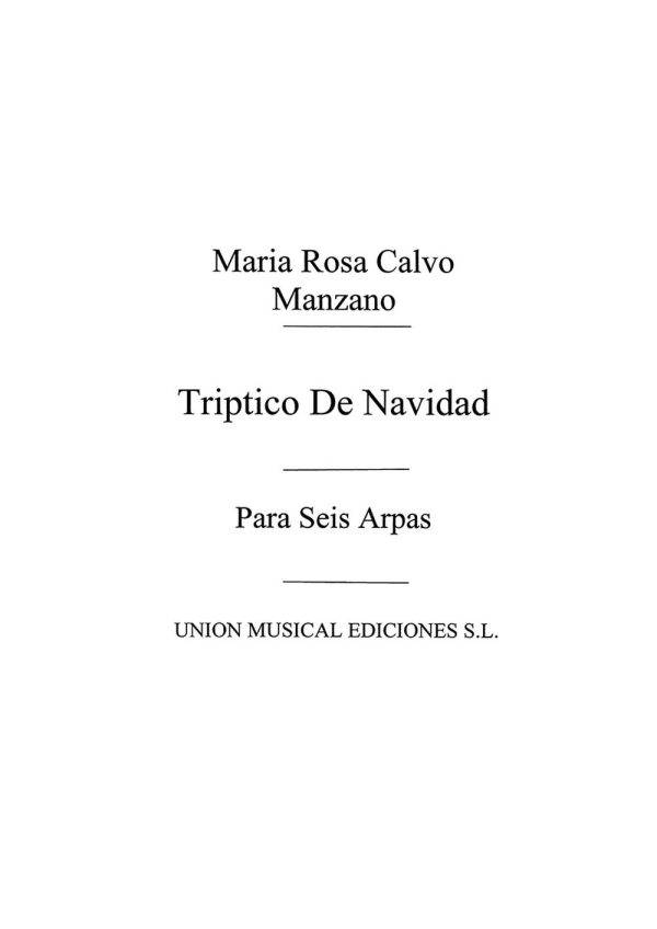 Triptico De Navidad Para Arpa 