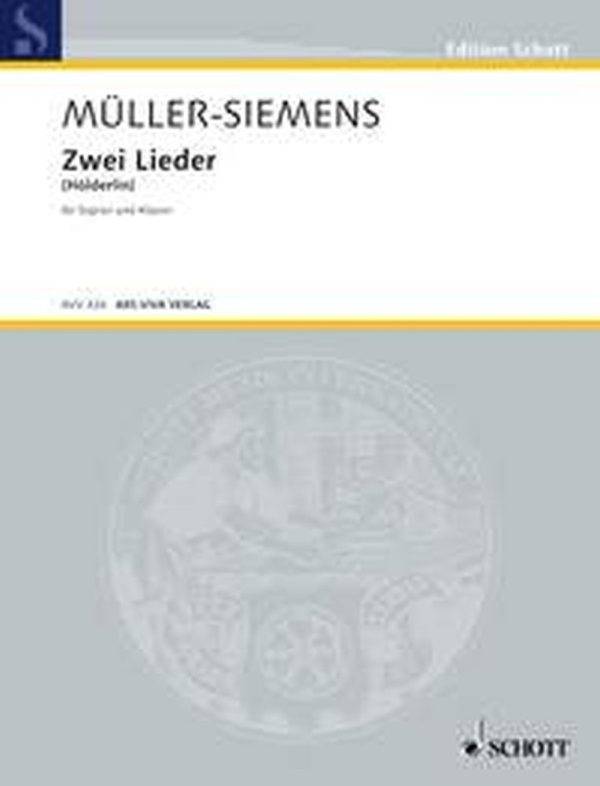 Zwei Lieder Nach Gedichten Von Friedrich Holderlin