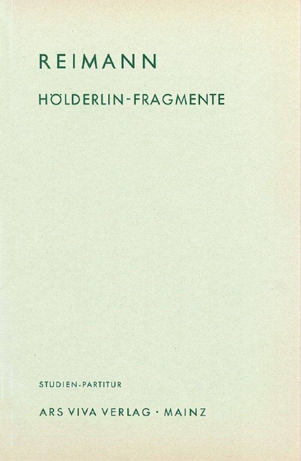 Holderlin-Fragmente 