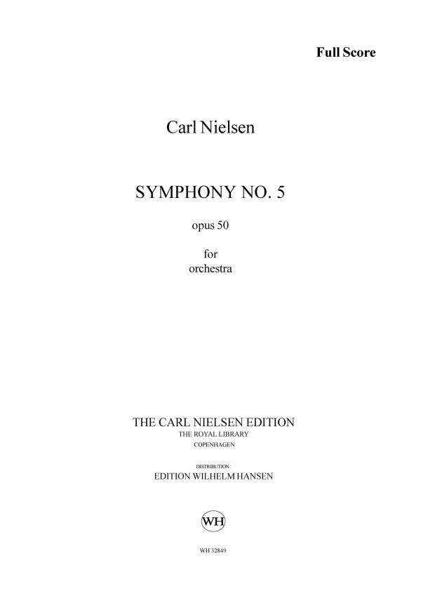 Symphony No.5 Op.50 A3 Score