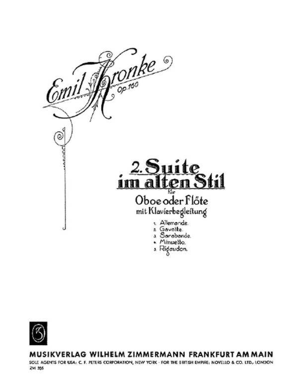 Zweite Suite im alten Stil op. 160 