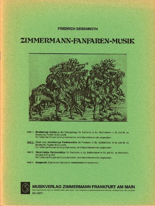 Zimmermann-Fanfaren-Musik Heft 2 Zwei- und dreistimmige Fanfarensatze fur Fanfaren in Es, Bassfanfaren