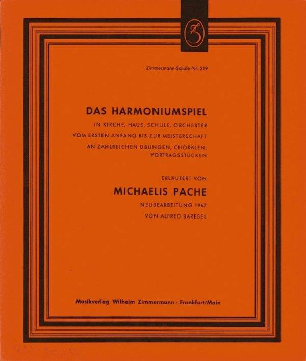 Schule fur Harmonium (Neubearbeitung: Baresel)