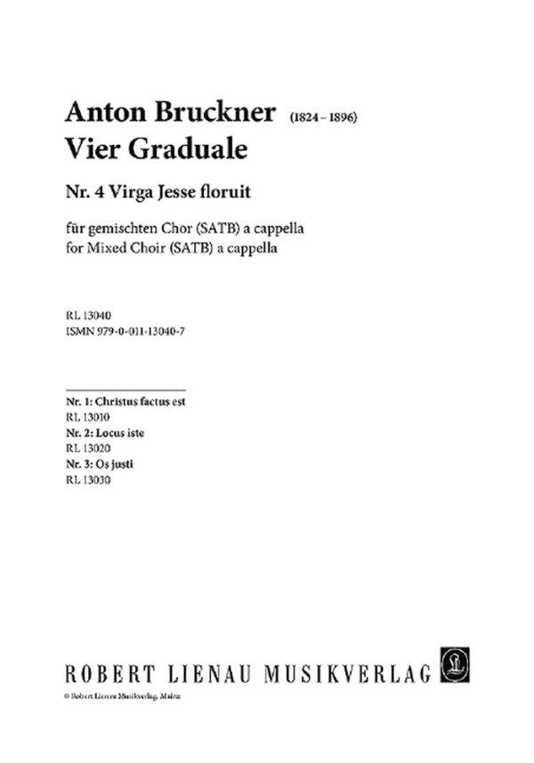 Graduale Nr. 4 Virga Jesse floruit