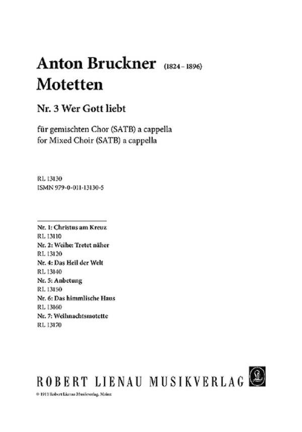 Motetten Nr. 1-4 ubersetzungen der Graduale 1-4