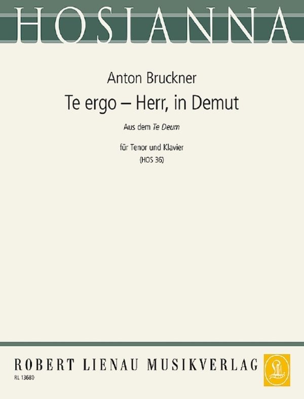 Te ergo - Herr, in Demut (Te deum) 